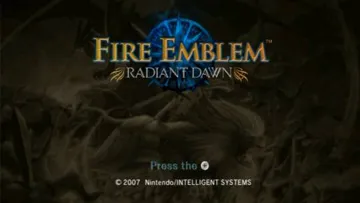 Fire Emblem - Radiant Dawn screen shot title